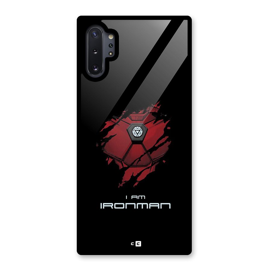 I Am Ironman Glass Back Case for Galaxy Note 10 Plus