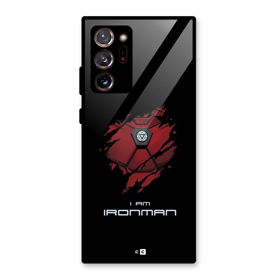 I Am Ironman Glass Back Case for Galaxy Note 20 Ultra