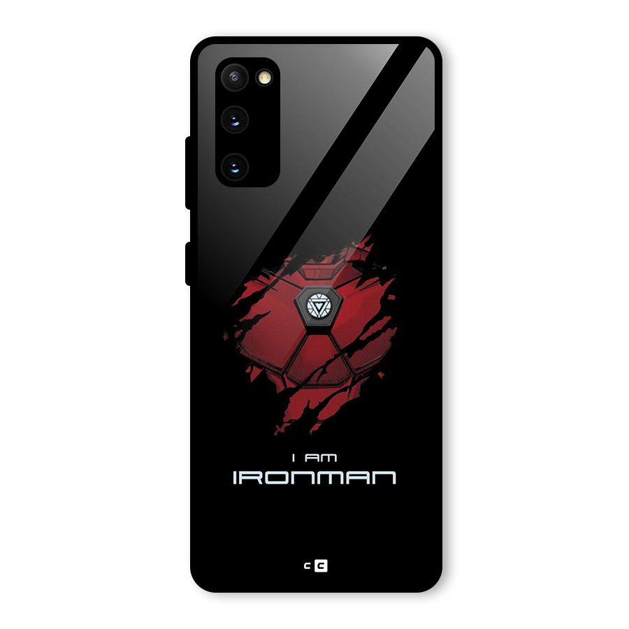 I Am Ironman Glass Back Case for Galaxy S20 FE