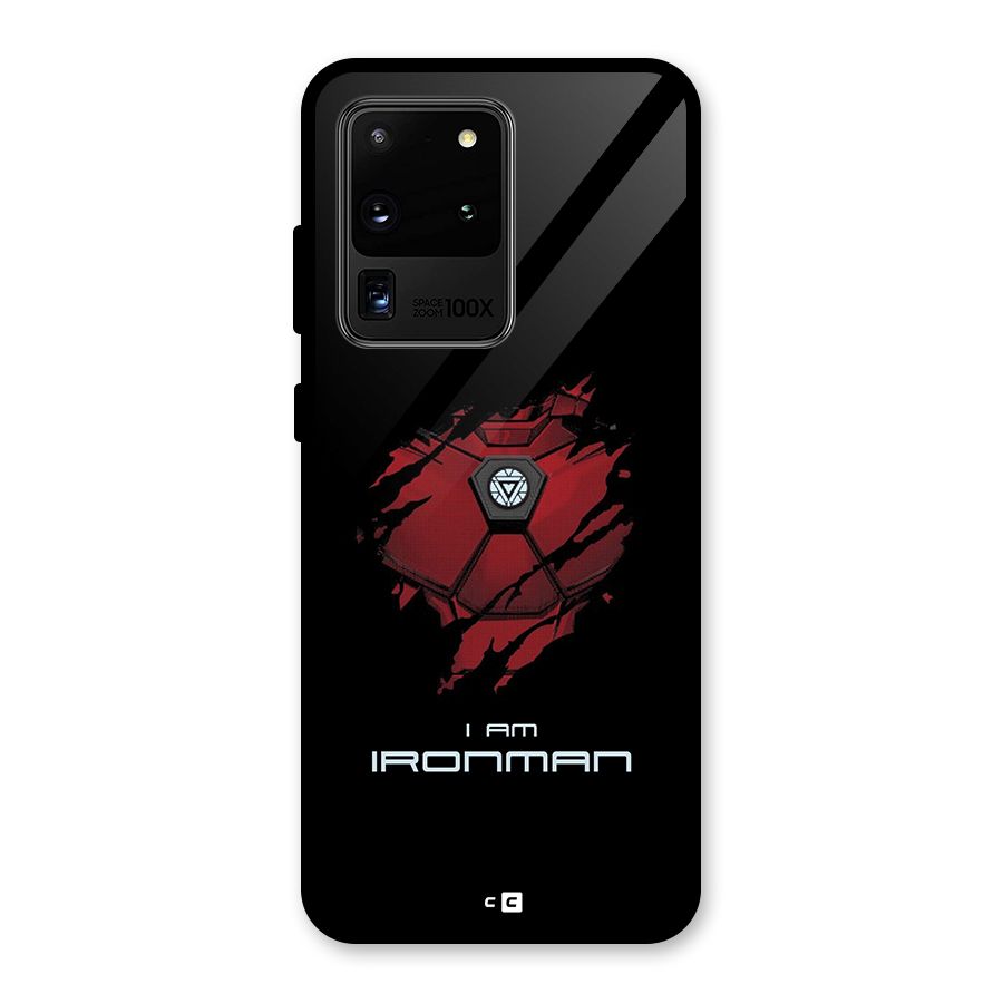 I Am Ironman Glass Back Case for Galaxy S20 Ultra