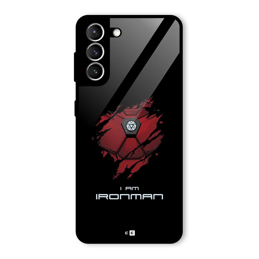 I Am Ironman Glass Back Case for Galaxy S21 5G