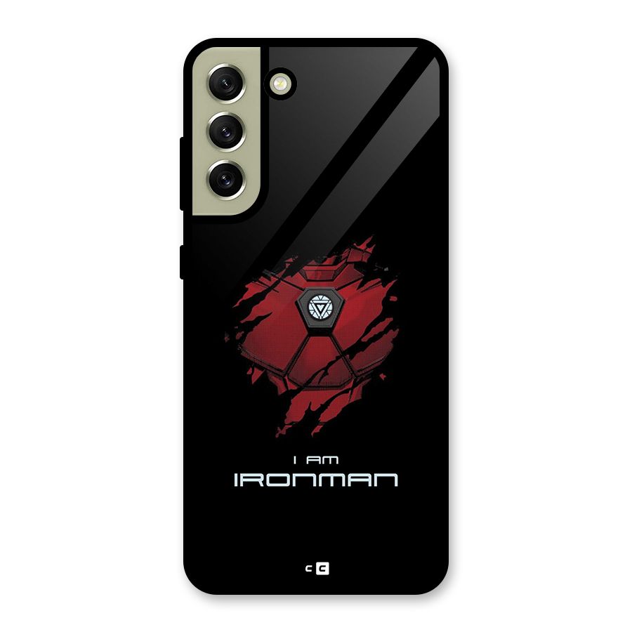 I Am Ironman Glass Back Case for Galaxy S21 FE 5G
