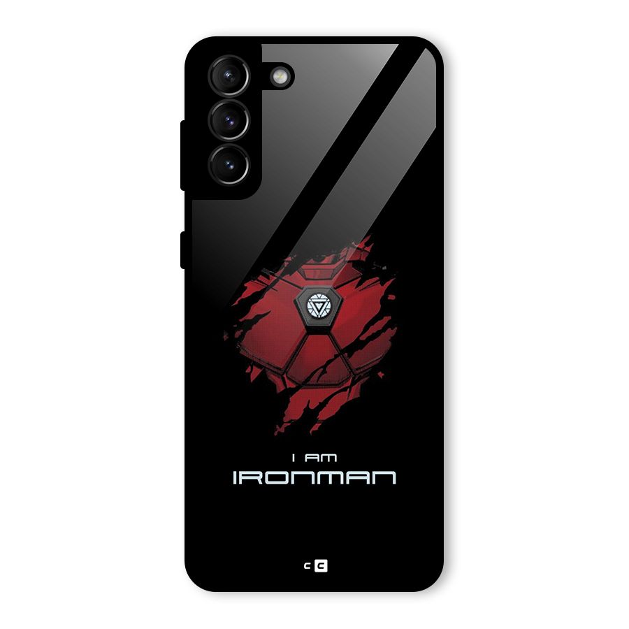 I Am Ironman Glass Back Case for Galaxy S21 Plus