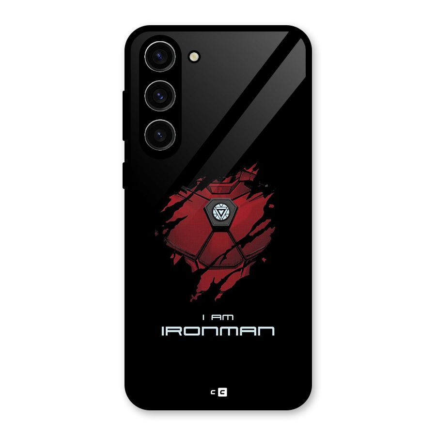 I Am Ironman Glass Back Case for Galaxy S23 Plus