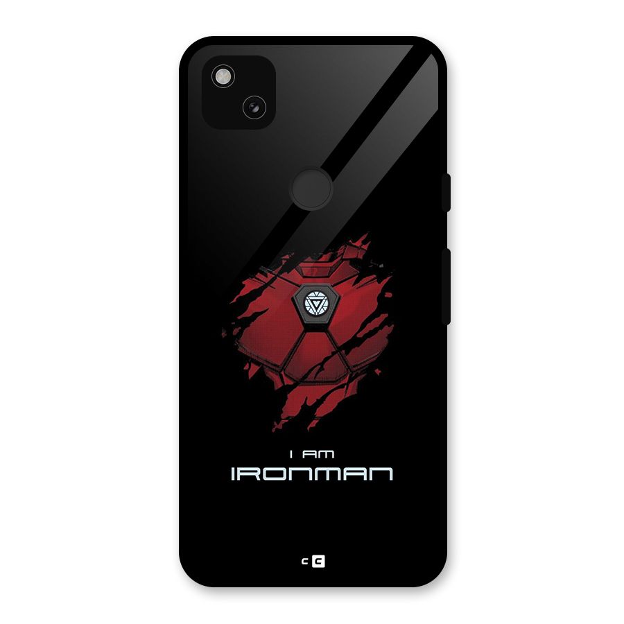 I Am Ironman Glass Back Case for Google Pixel 4a