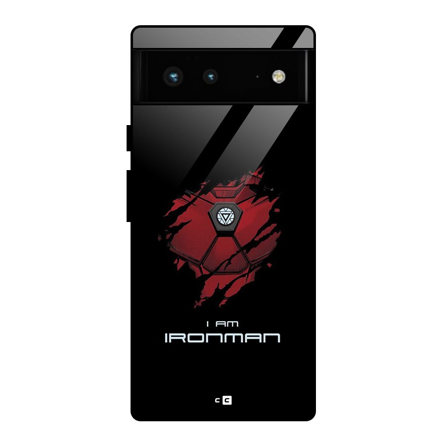 I Am Ironman Glass Back Case for Google Pixel 6