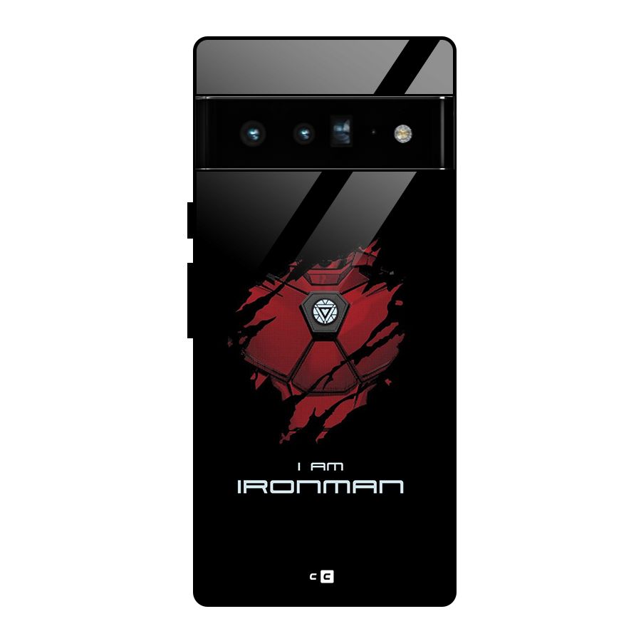 I Am Ironman Glass Back Case for Google Pixel 6 Pro