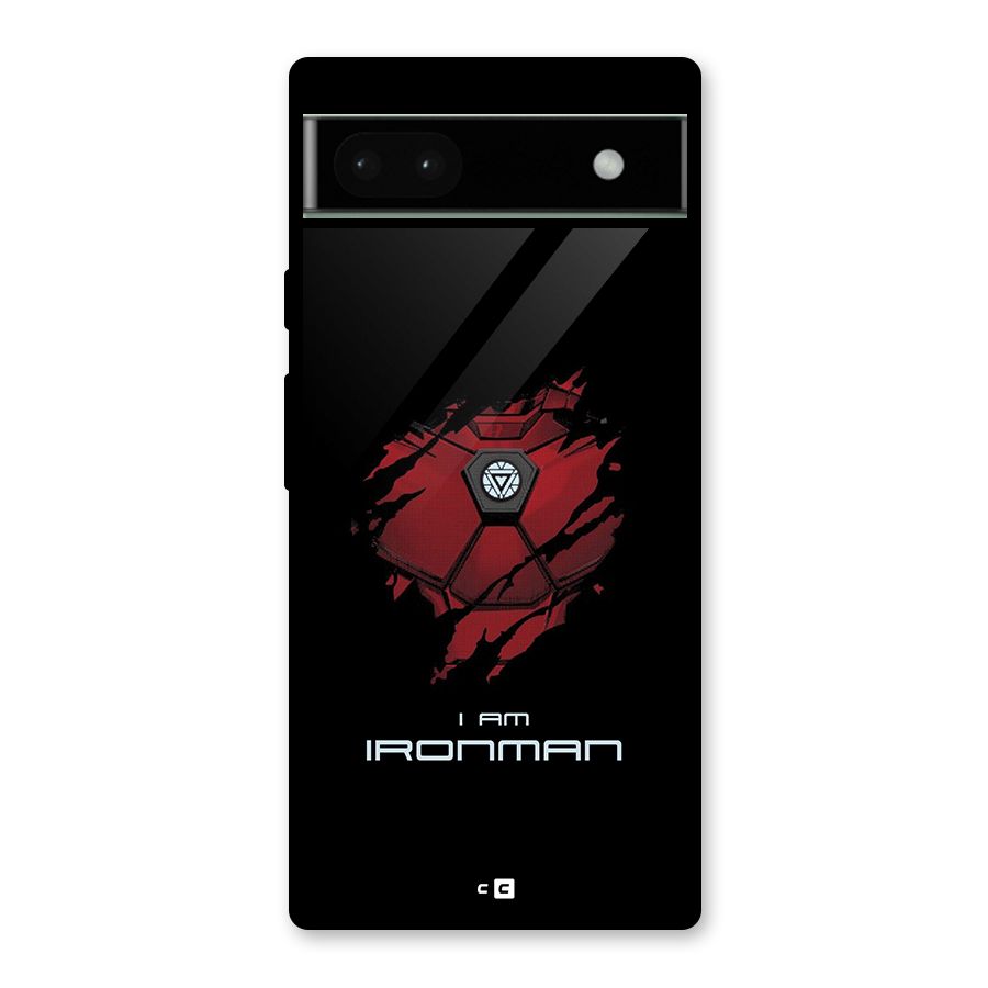 I Am Ironman Glass Back Case for Google Pixel 6a