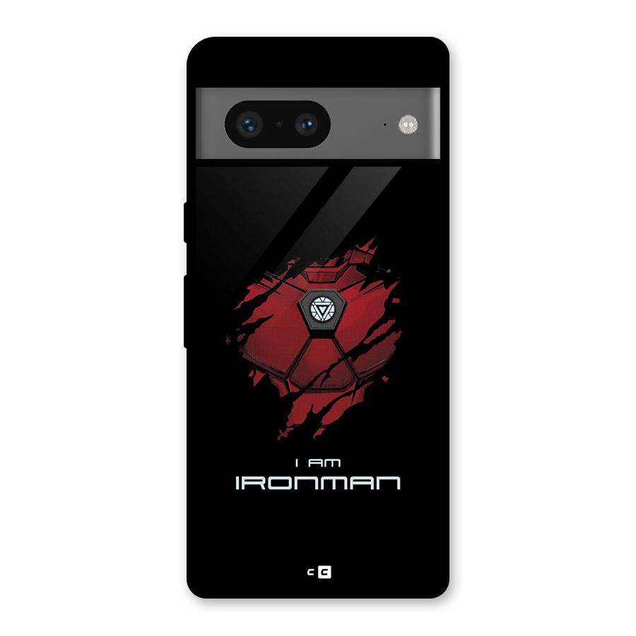 I Am Ironman Glass Back Case for Google Pixel 7