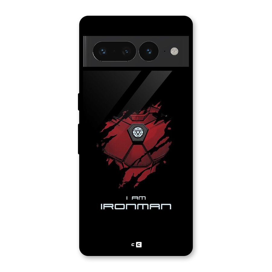I Am Ironman Glass Back Case for Google Pixel 7 Pro