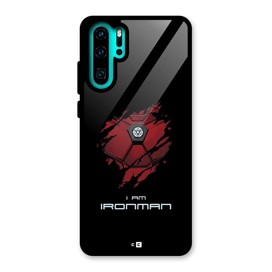 I Am Ironman Glass Back Case for Huawei P30 Pro