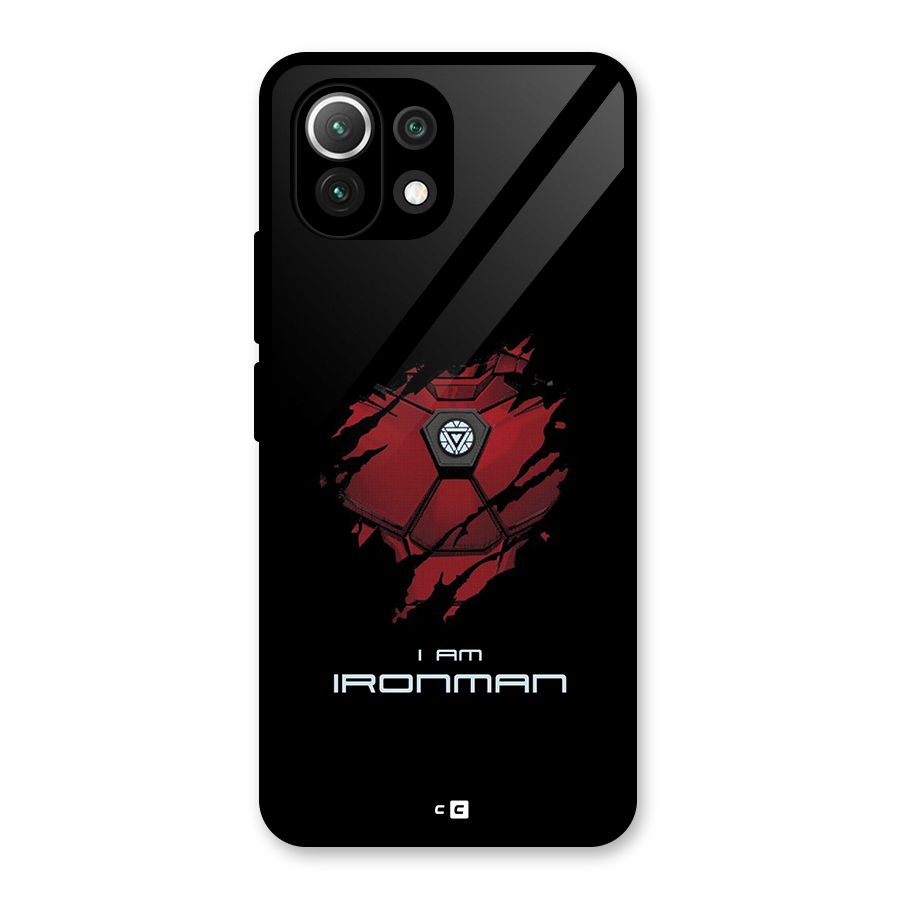 I Am Ironman Glass Back Case for Mi 11 Lite NE 5G