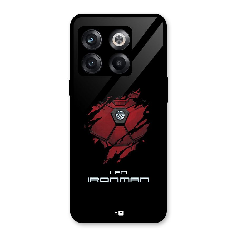 I Am Ironman Glass Back Case for OnePlus 10T