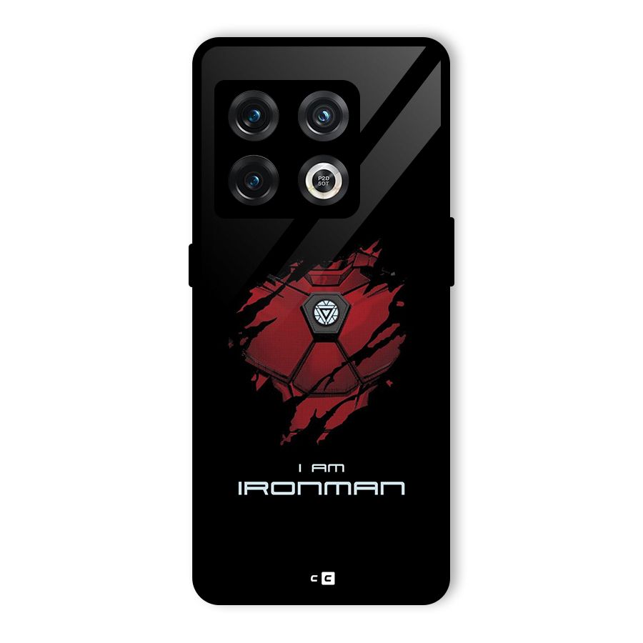 I Am Ironman Glass Back Case for OnePlus 10 Pro 5G