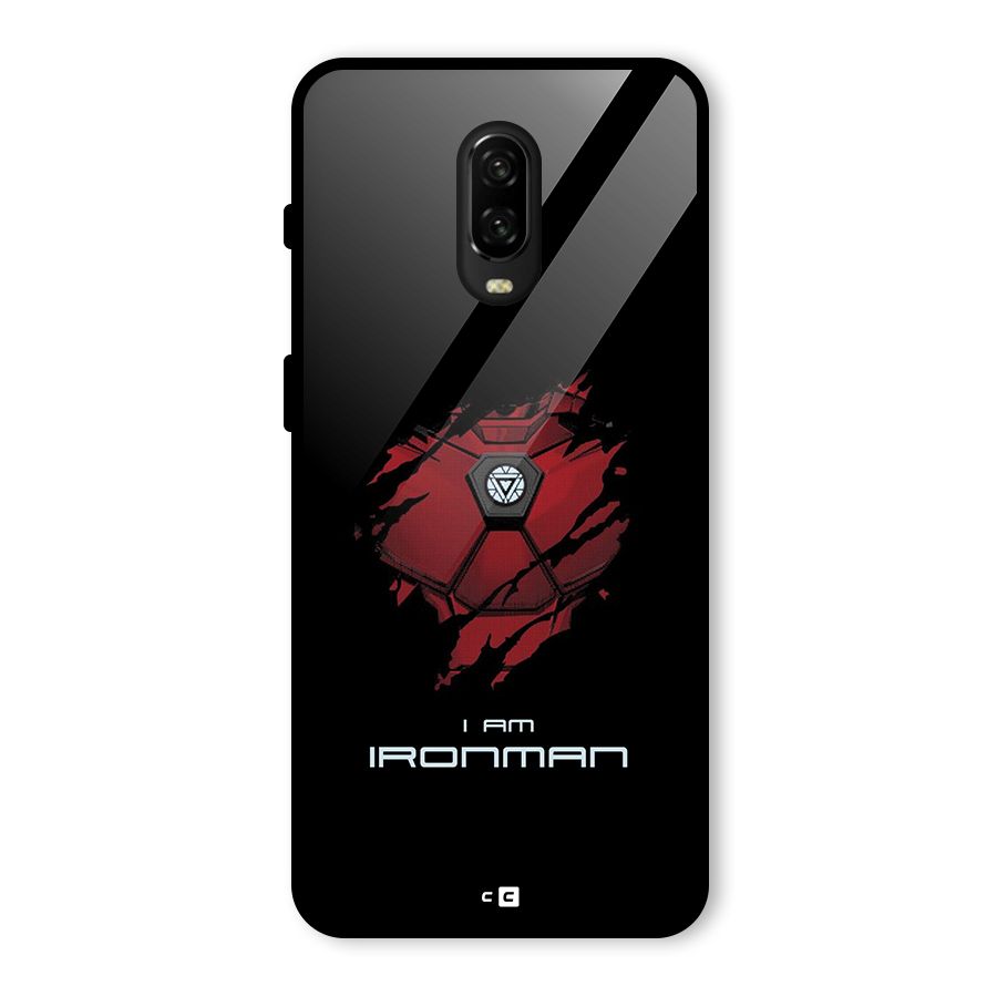 I Am Ironman Glass Back Case for OnePlus 6T