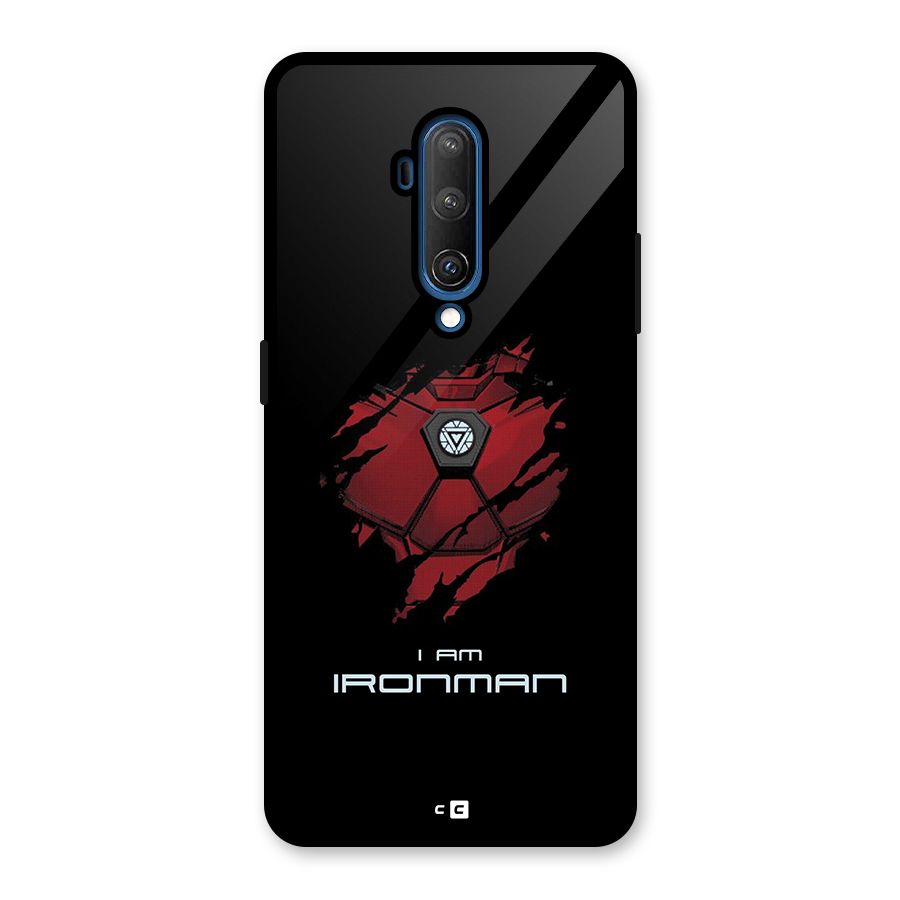 I Am Ironman Glass Back Case for OnePlus 7T Pro