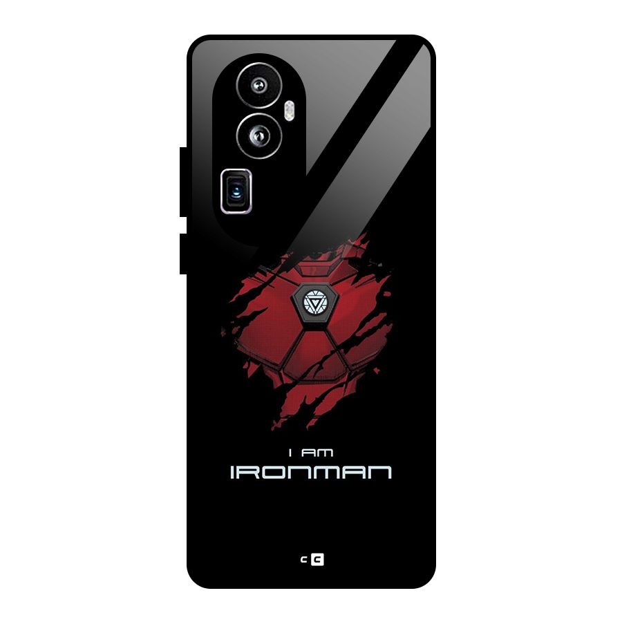 I Am Ironman Glass Back Case for Oppo Reno10 Pro Plus