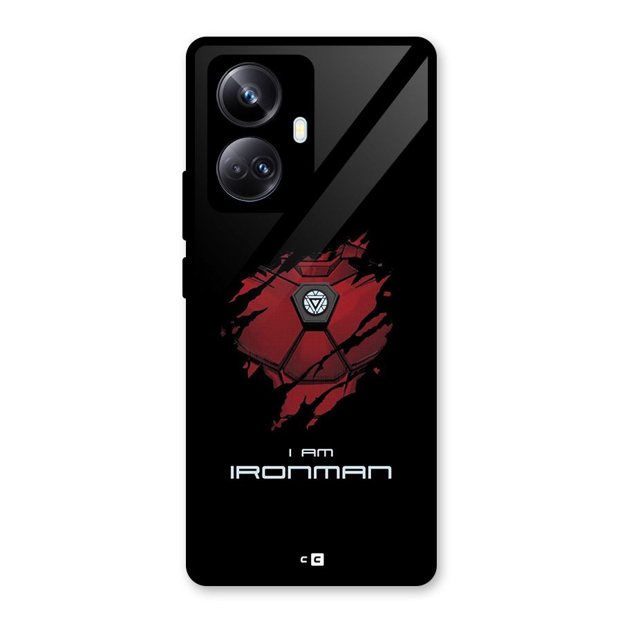 I Am Ironman Glass Back Case for Realme 10 Pro Plus