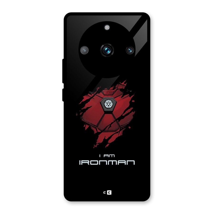 I Am Ironman Glass Back Case for Realme 11 Pro Plus