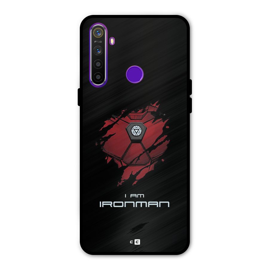I Am Ironman Glass Back Case for Realme 5s