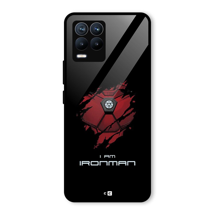I Am Ironman Glass Back Case for Realme 8