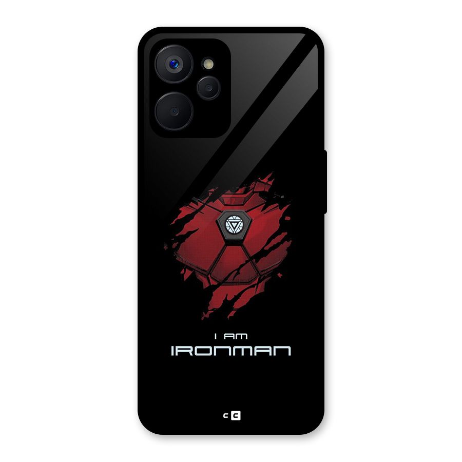 I Am Ironman Glass Back Case for Realme 9i 5G