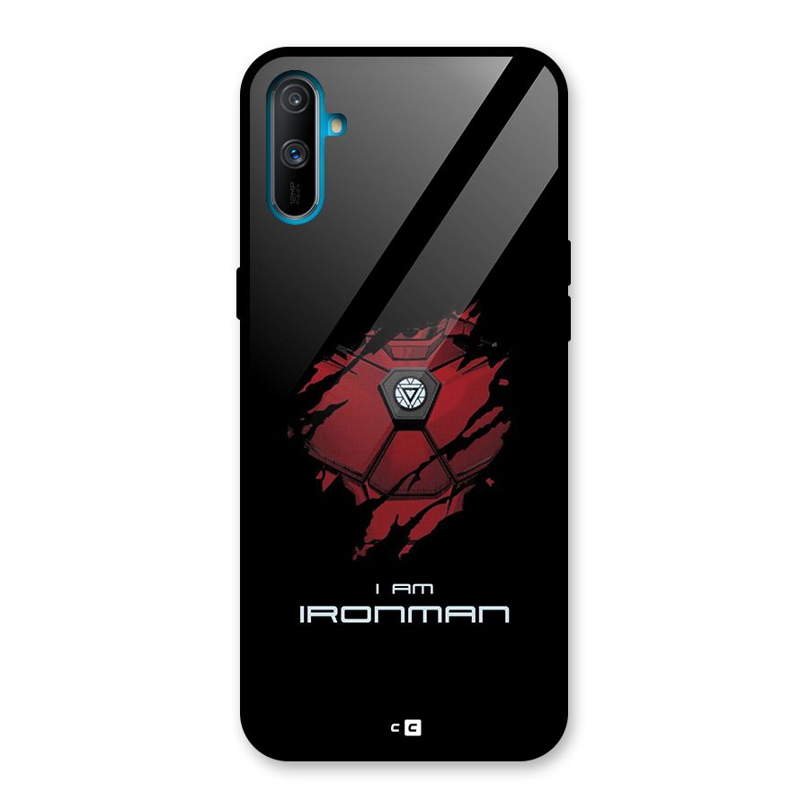 I Am Ironman Glass Back Case for Realme C3