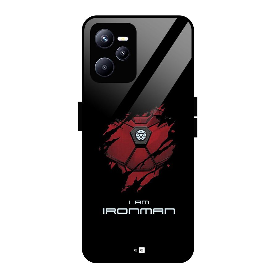 I Am Ironman Glass Back Case for Realme C35