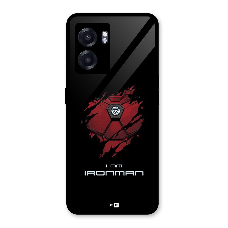 I Am Ironman Glass Back Case for Realme Narzo 50 5G