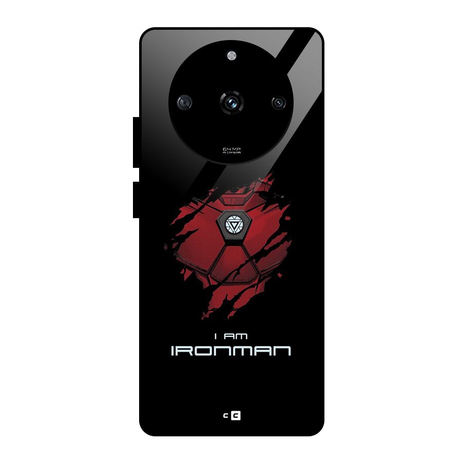 I Am Ironman Glass Back Case for Realme Narzo 60 5G