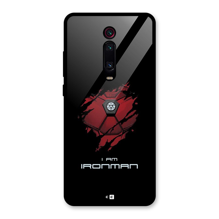 I Am Ironman Glass Back Case for Redmi K20