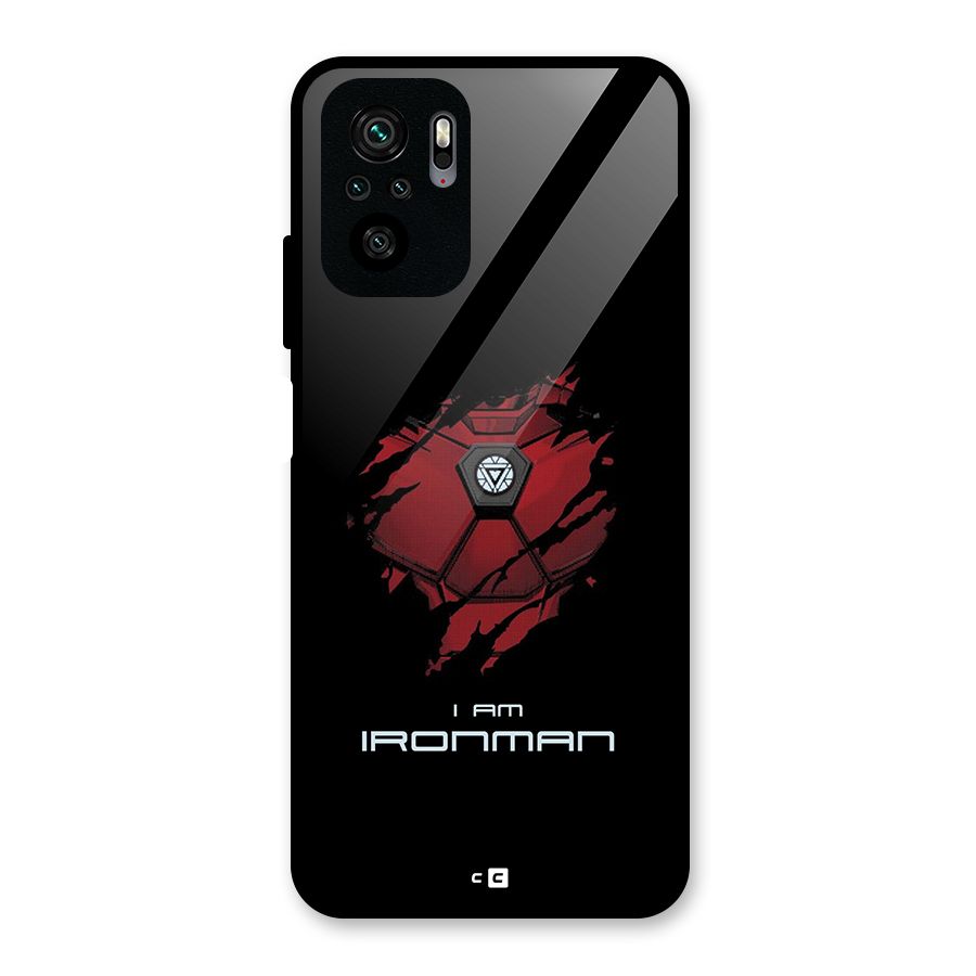 I Am Ironman Glass Back Case for Redmi Note 11 SE