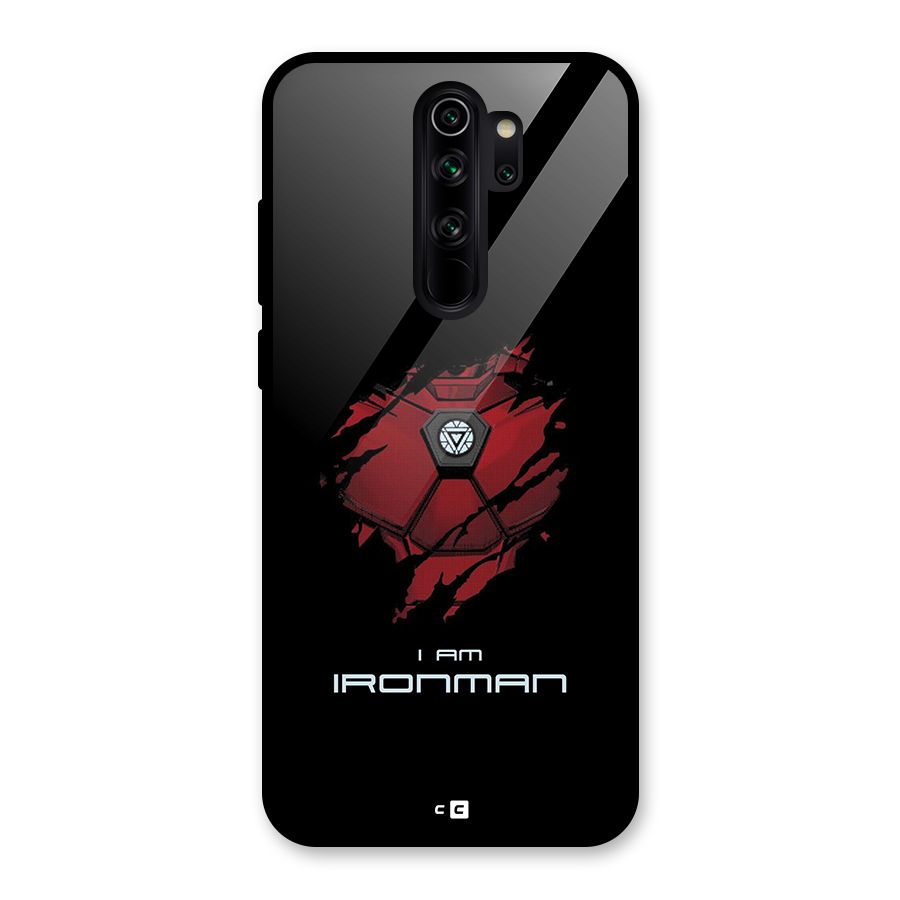 I Am Ironman Glass Back Case for Redmi Note 8 Pro