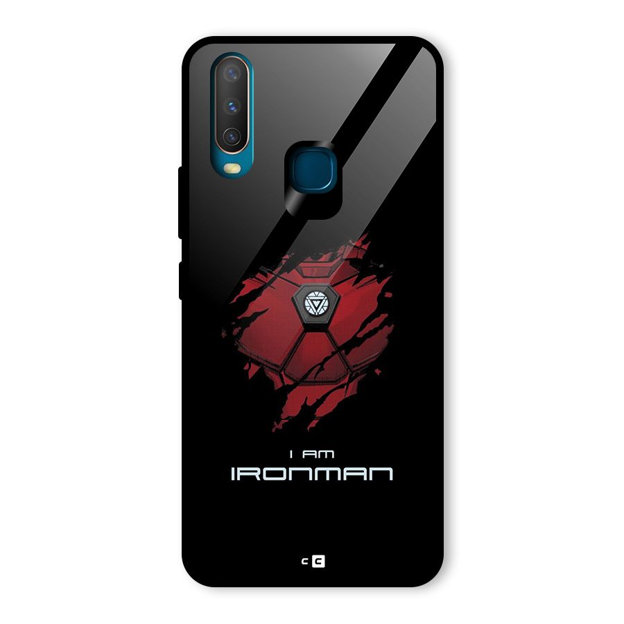 I Am Ironman Glass Back Case for Vivo U10