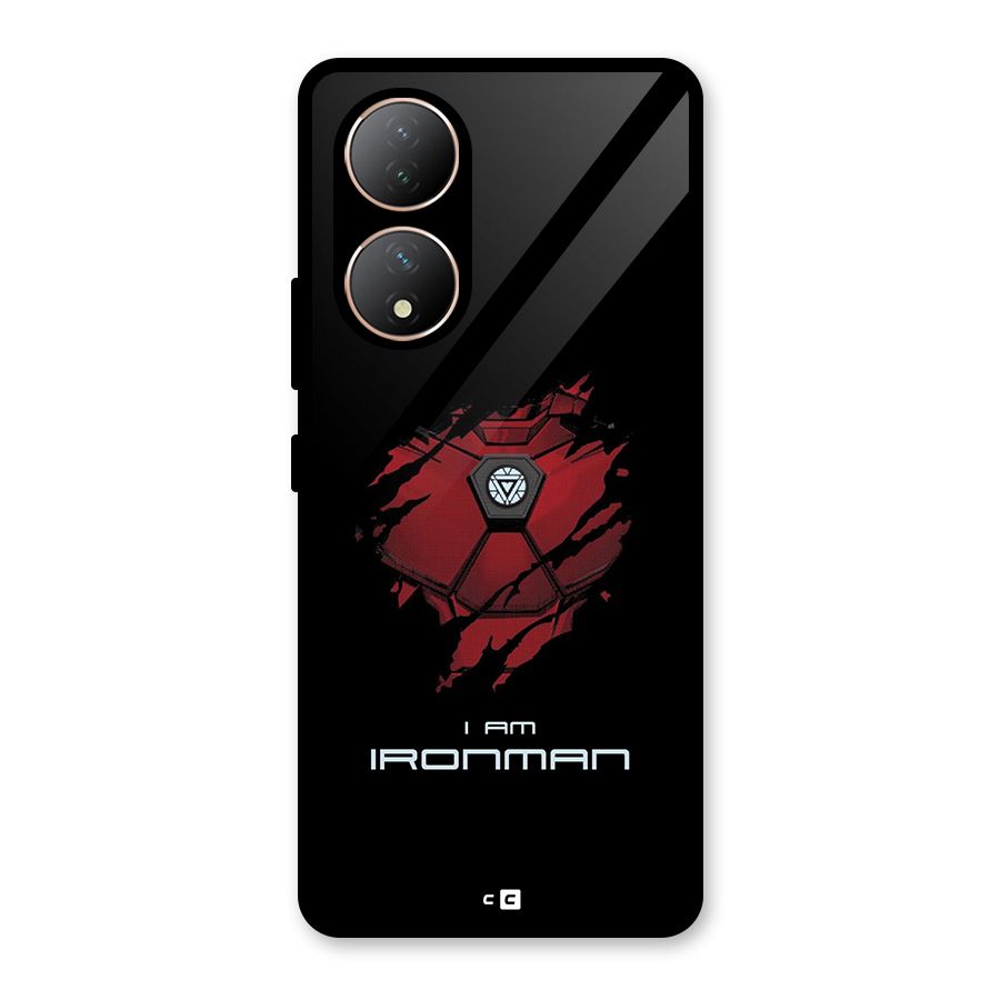 I Am Ironman Glass Back Case for Vivo Y100A