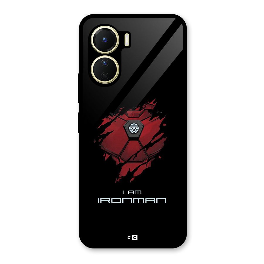 I Am Ironman Glass Back Case for Vivo Y16
