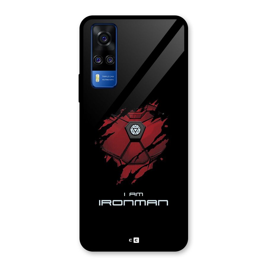 I Am Ironman Glass Back Case for Vivo Y31