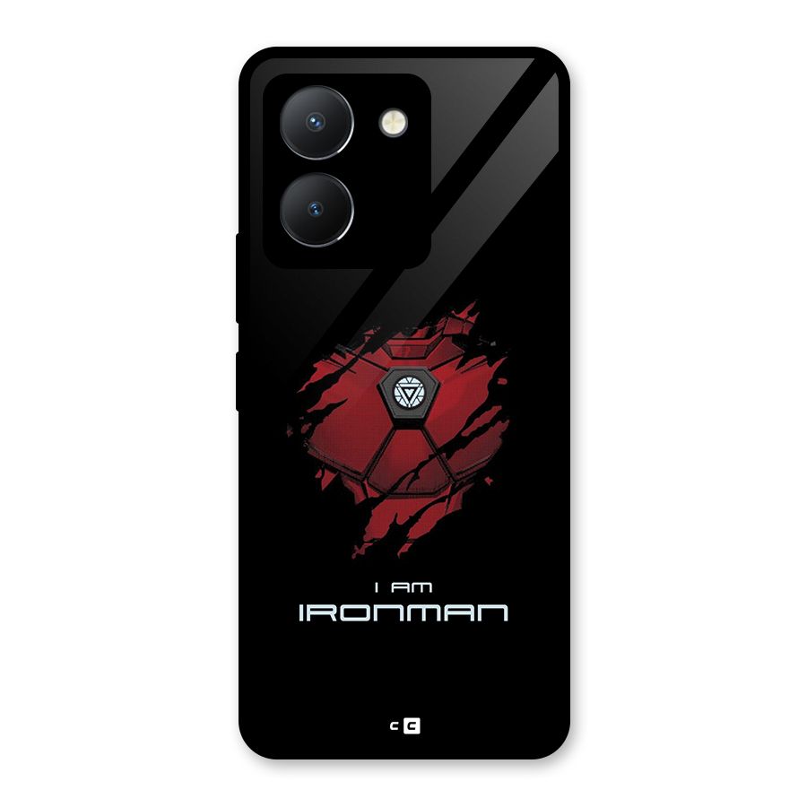 I Am Ironman Glass Back Case for Vivo Y36