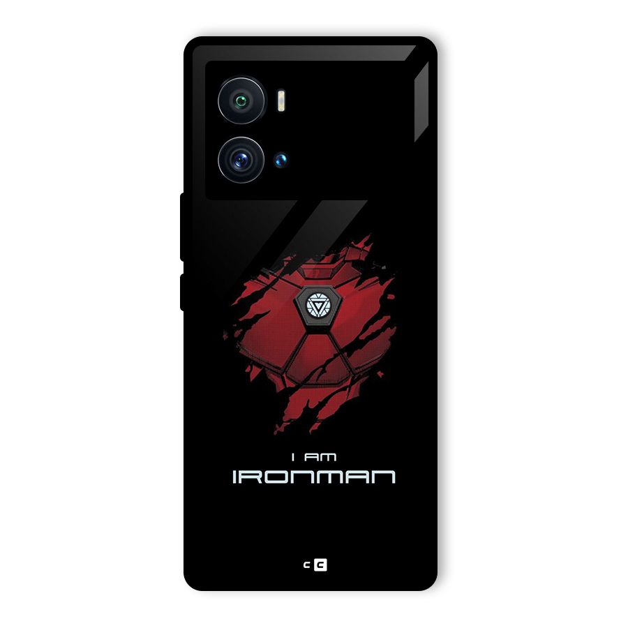 I Am Ironman Glass Back Case for Vivo iQOO 9 Pro