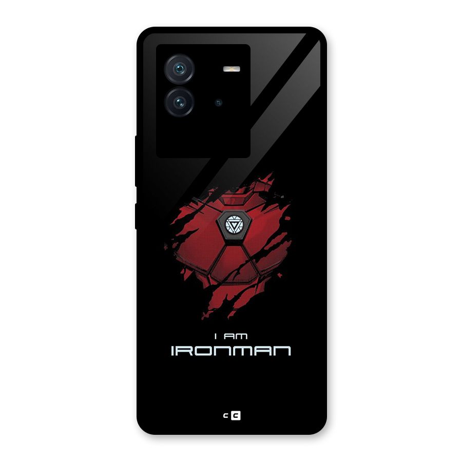 I Am Ironman Glass Back Case for Vivo iQOO Neo 6 5G