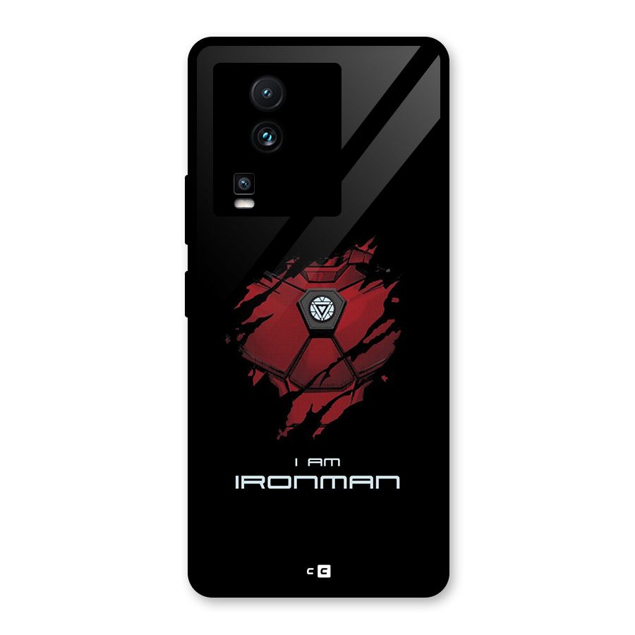 I Am Ironman Glass Back Case for Vivo iQOO Neo 7
