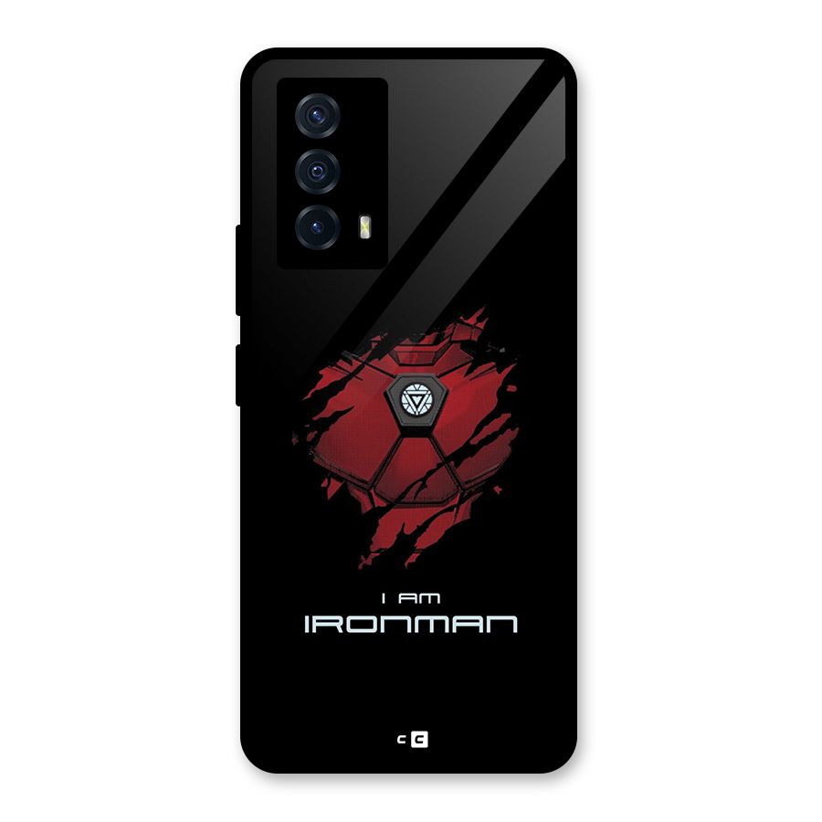 I Am Ironman Glass Back Case for Vivo iQOO Z5
