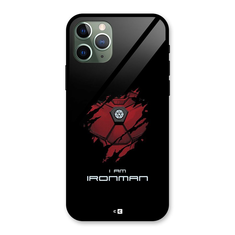 I Am Ironman Glass Back Case for iPhone 11 Pro
