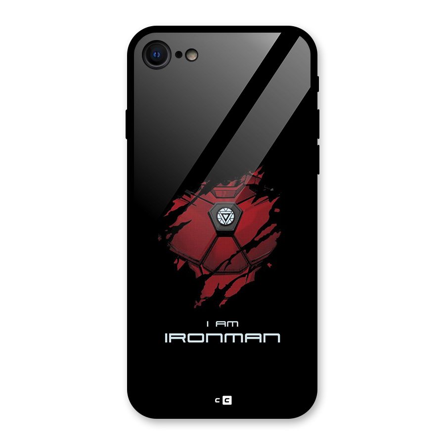 I Am Ironman Glass Back Case for iPhone 7