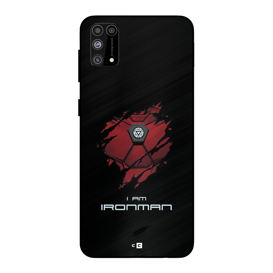 I Am Ironman Metal Back Case for Galaxy F41