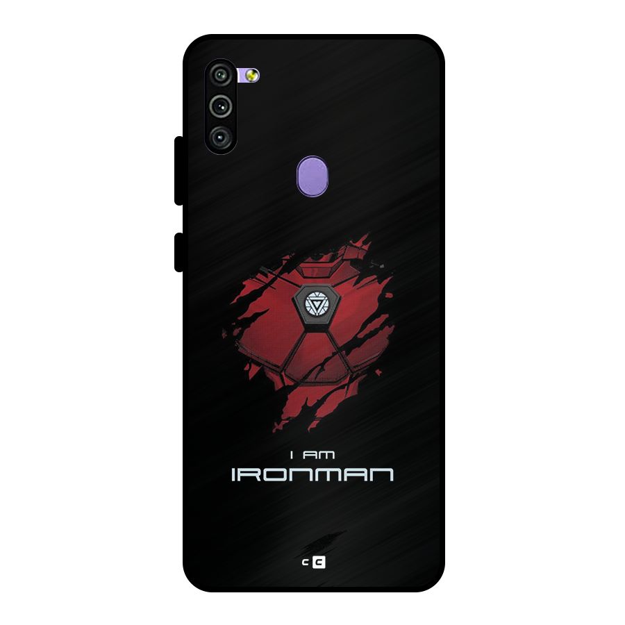I Am Ironman Metal Back Case for Galaxy M11
