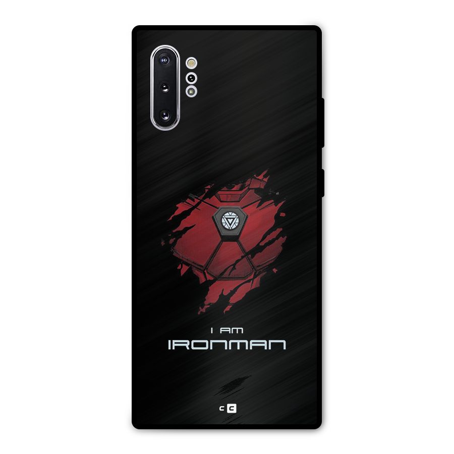 I Am Ironman Metal Back Case for Galaxy Note 10 Plus