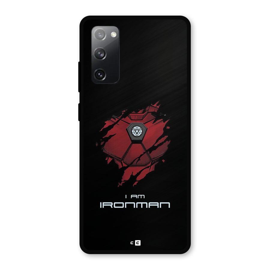I Am Ironman Metal Back Case for Galaxy S20 FE 5G