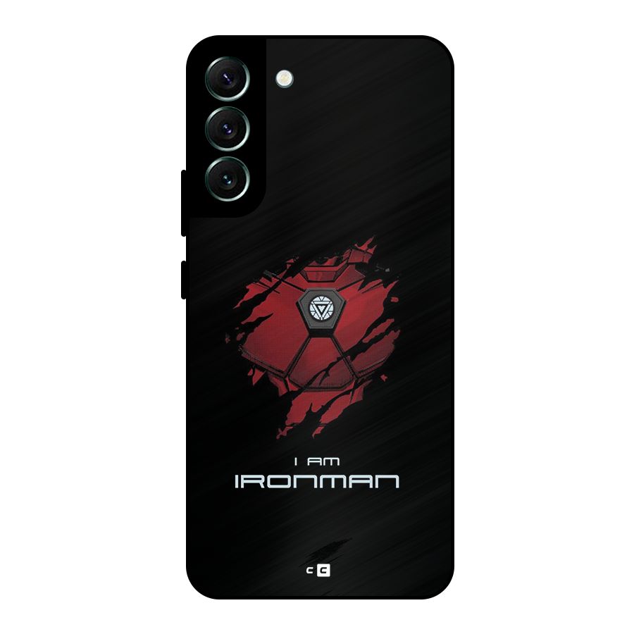 I Am Ironman Metal Back Case for Galaxy S22 Plus 5G