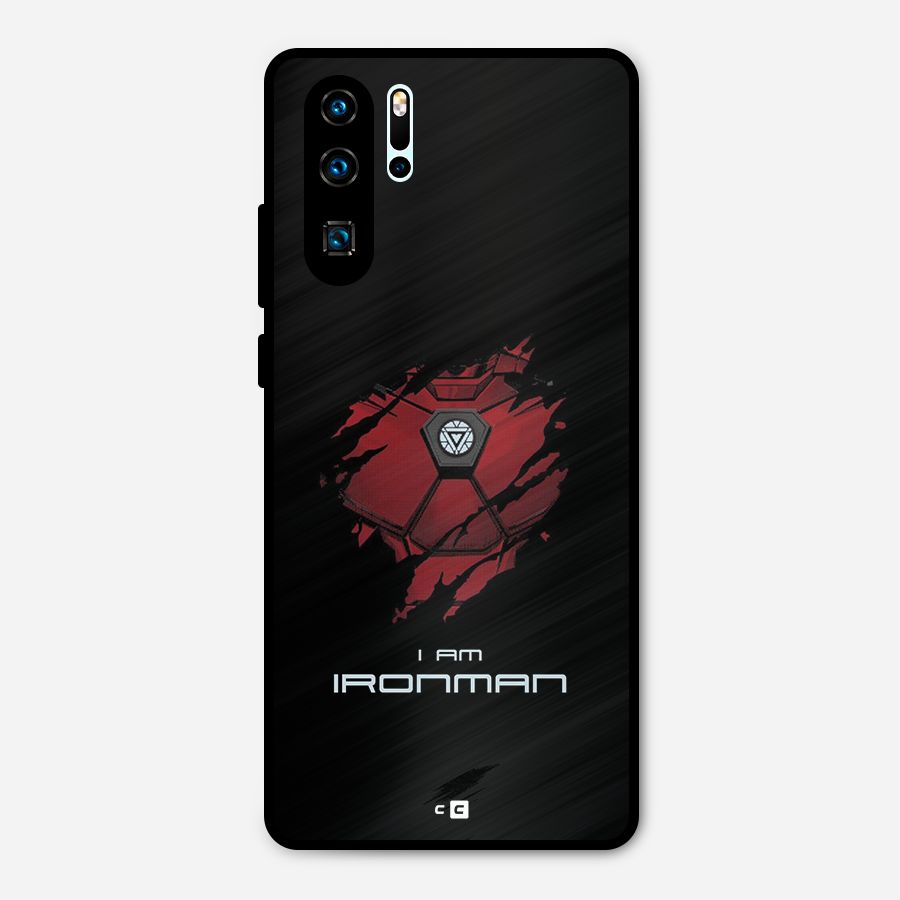 I Am Ironman Metal Back Case for Huawei P30 Pro
